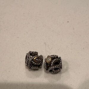 Brighton Silver and Gold  rope Beaded Charms